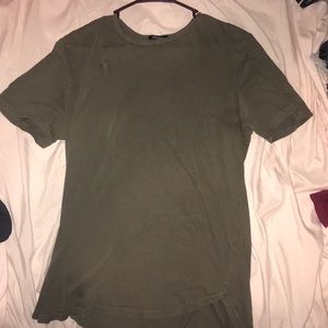 olive green f21 men’s casual tee